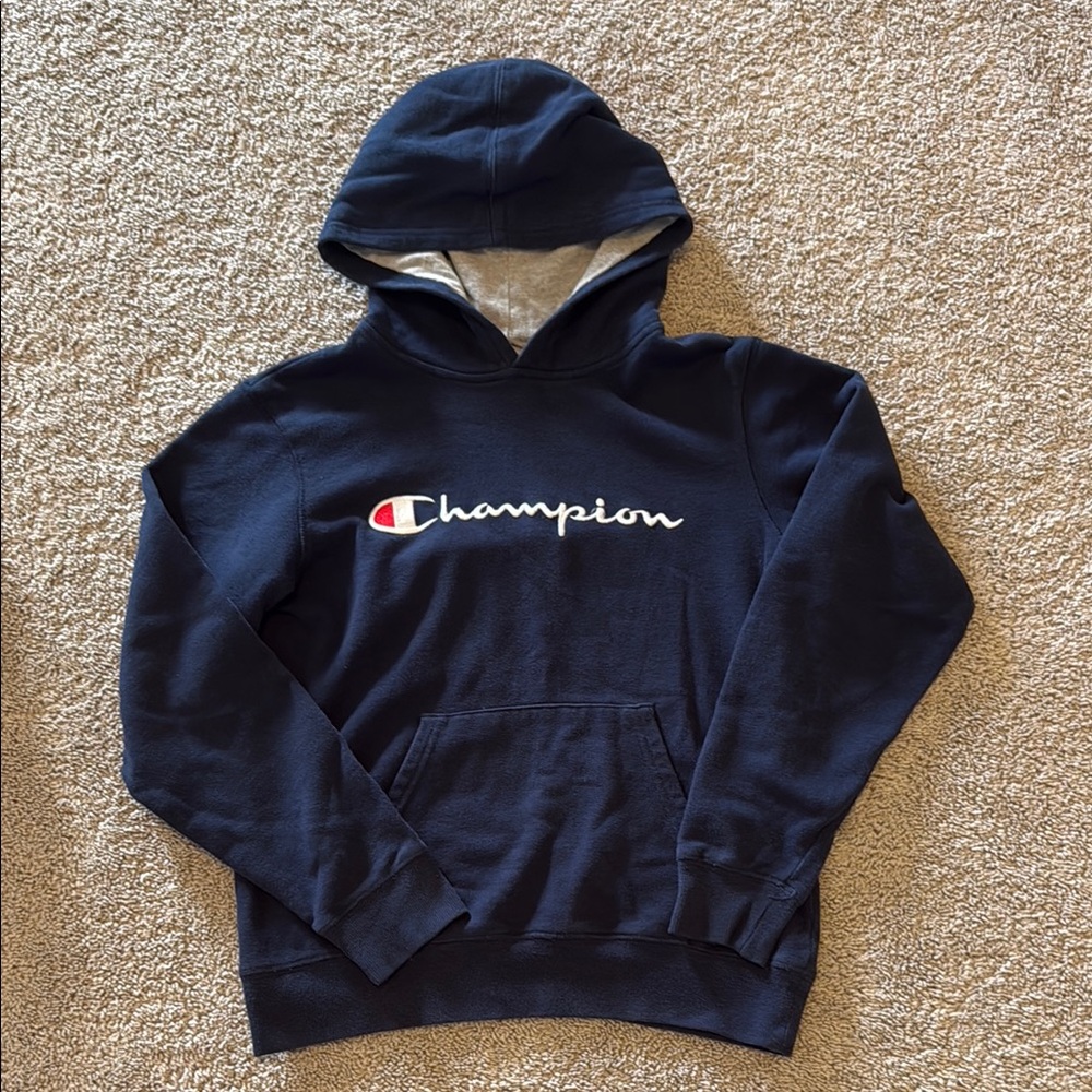 Champion Dark Blue Pullover Hoodie